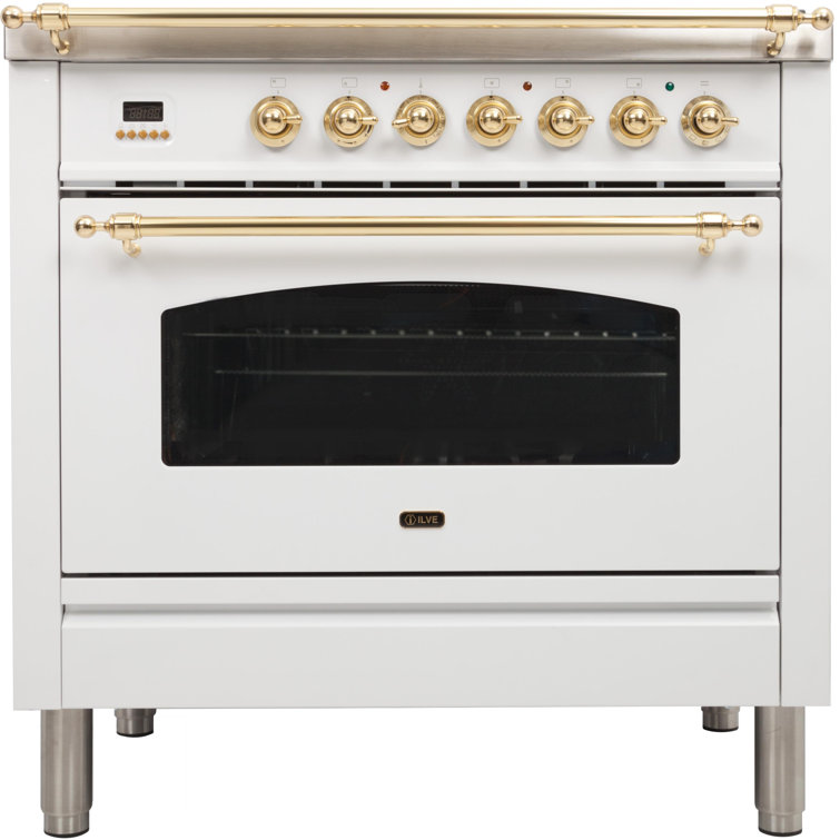 ILVE Nostalgie Series 36" 3.55 cu. ft. Freestanding Dual Fuel with